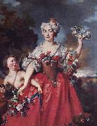 Nicolas de Largilliere Portrat der Marquise de Gueydan als Flora USA oil painting artist